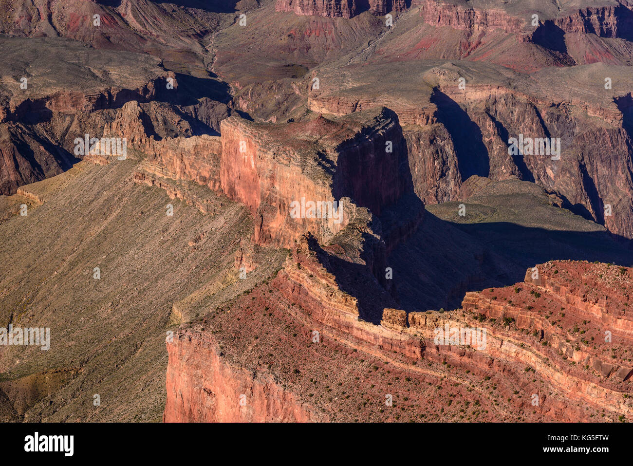 États-Unis, Arizona, parc national du Grand Canyon, plateau sud, Mohait point Banque D'Images