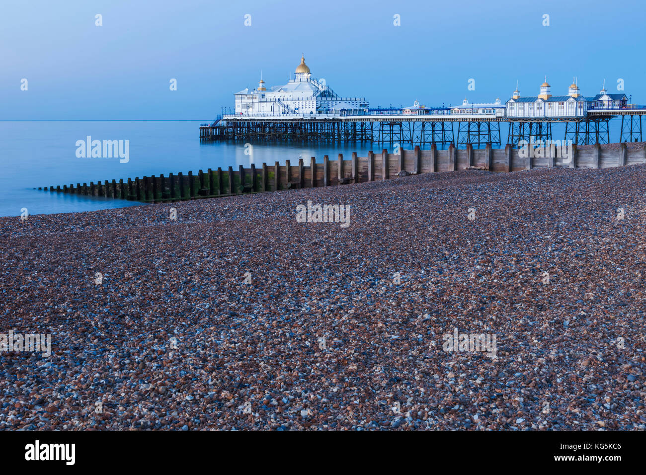 L'Angleterre, l'East Sussex, Eastbourne, Eastbourne pier Banque D'Images