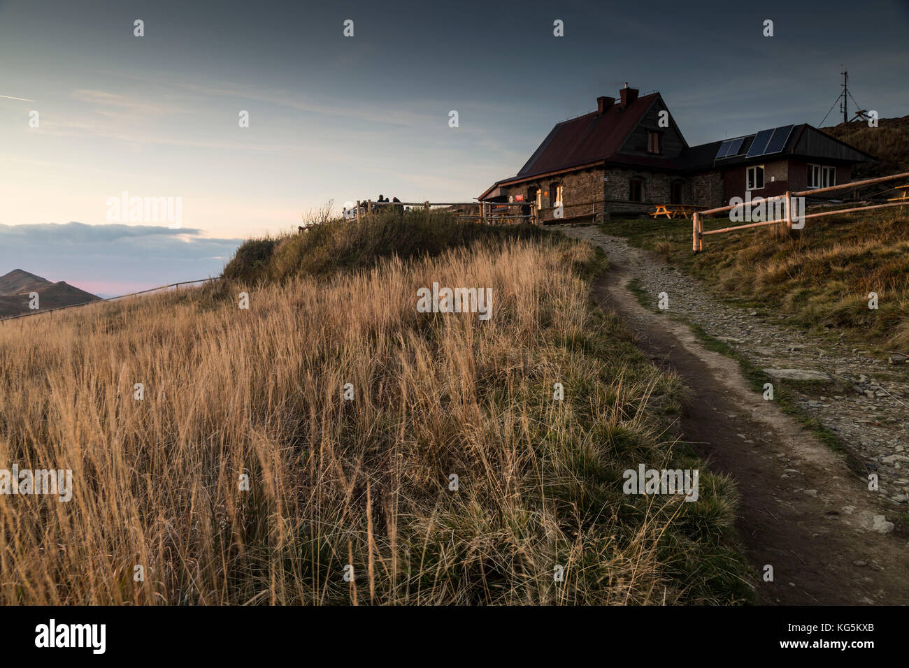 Europe, Pologne, Podkarpackie Voivodeship, Bieszczady, Parc national de Polonina Wetlinska - Bieszczady, Chatka Puchatka Banque D'Images