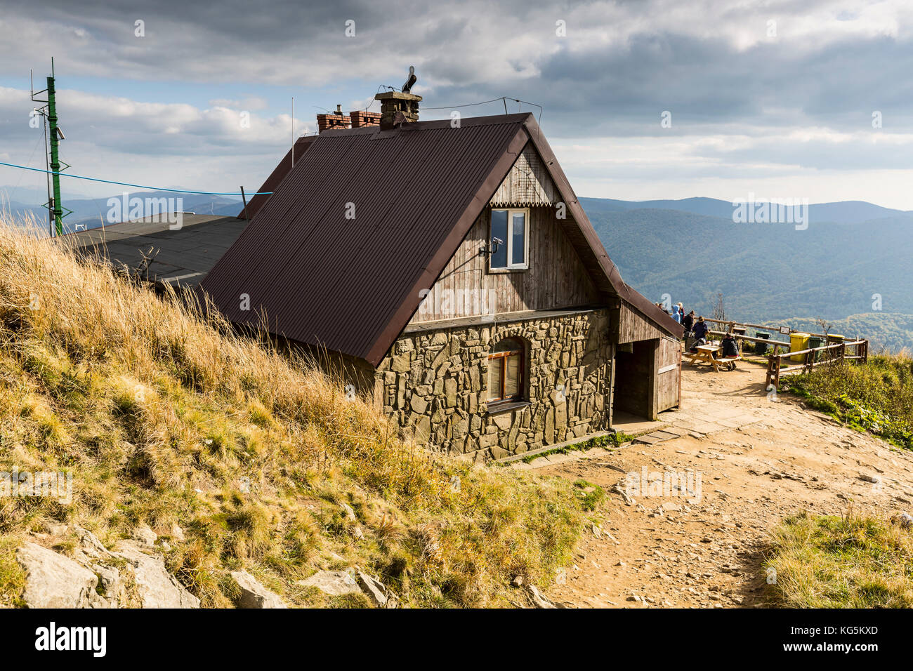 Europe, Pologne, Podkarpackie Voivodeship, Bieszczady, Parc national de Polonina Wetlinska - Bieszczady, Chatka Puchatka Banque D'Images