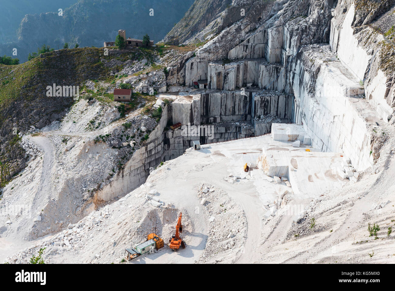Passo del vestito, Alpes Apuanes, Massa Carrara, toscane, italie Banque D'Images