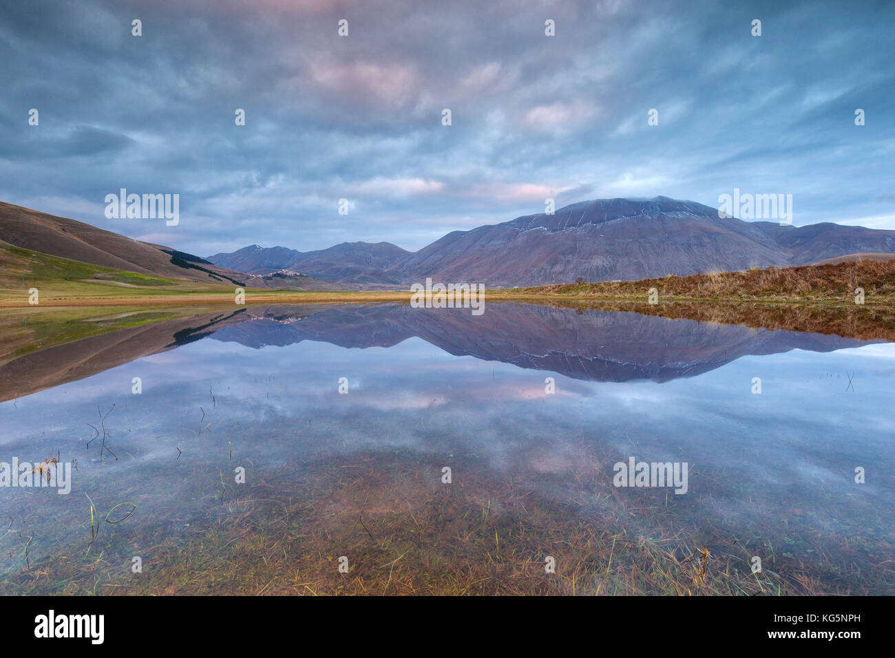 L'Europe, l'Italie, l'Ombrie, Pérouse, parc national des Monts Sibyllins. Banque D'Images