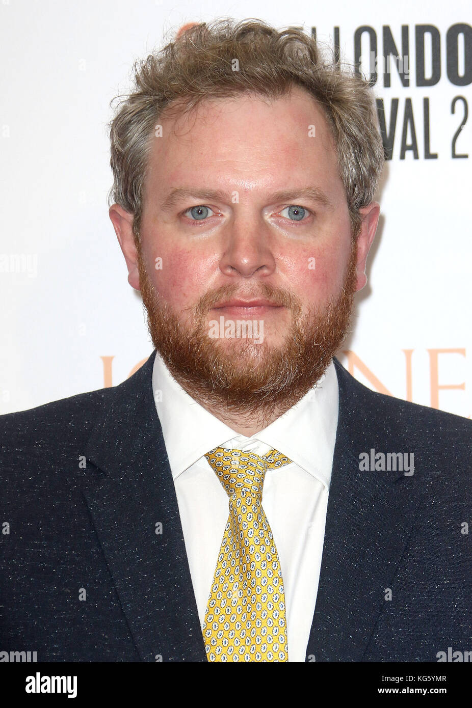 Oct 06, 2017 - Miles Jupp assister à 'Journey's End' première européenne, Odeon Leicester Square à Londres, Angleterre, RU Banque D'Images