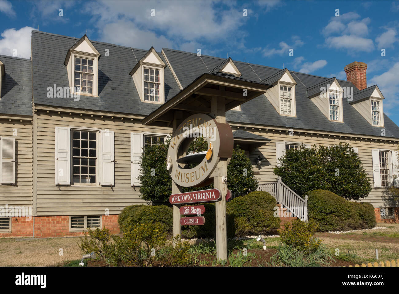 Mariniers's museum Yorktown en Virginie Banque D'Images