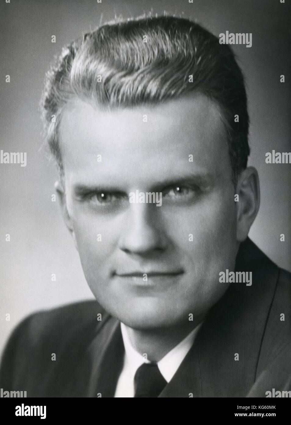 L'évangéliste américain Billy Graham, c1954. Banque D'Images