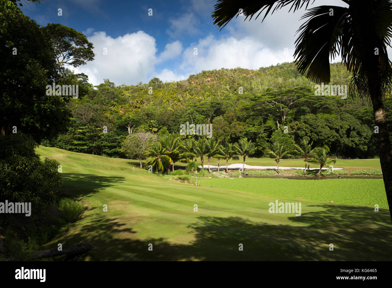 Anse kerlan praslin seychelles Banque de photographies et d’images à