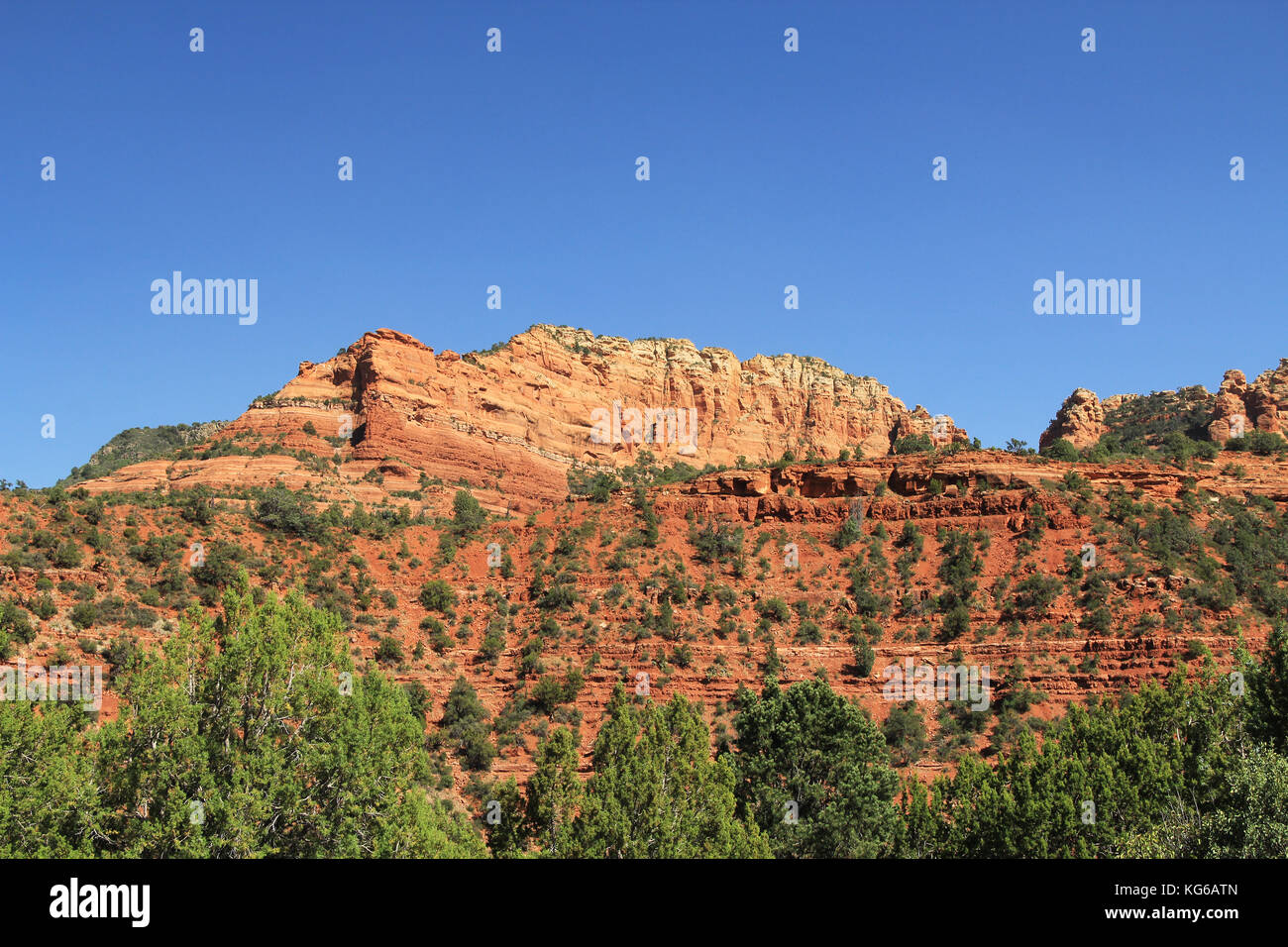 La formation des roches rouges de Sedona Arizona Banque D'Images