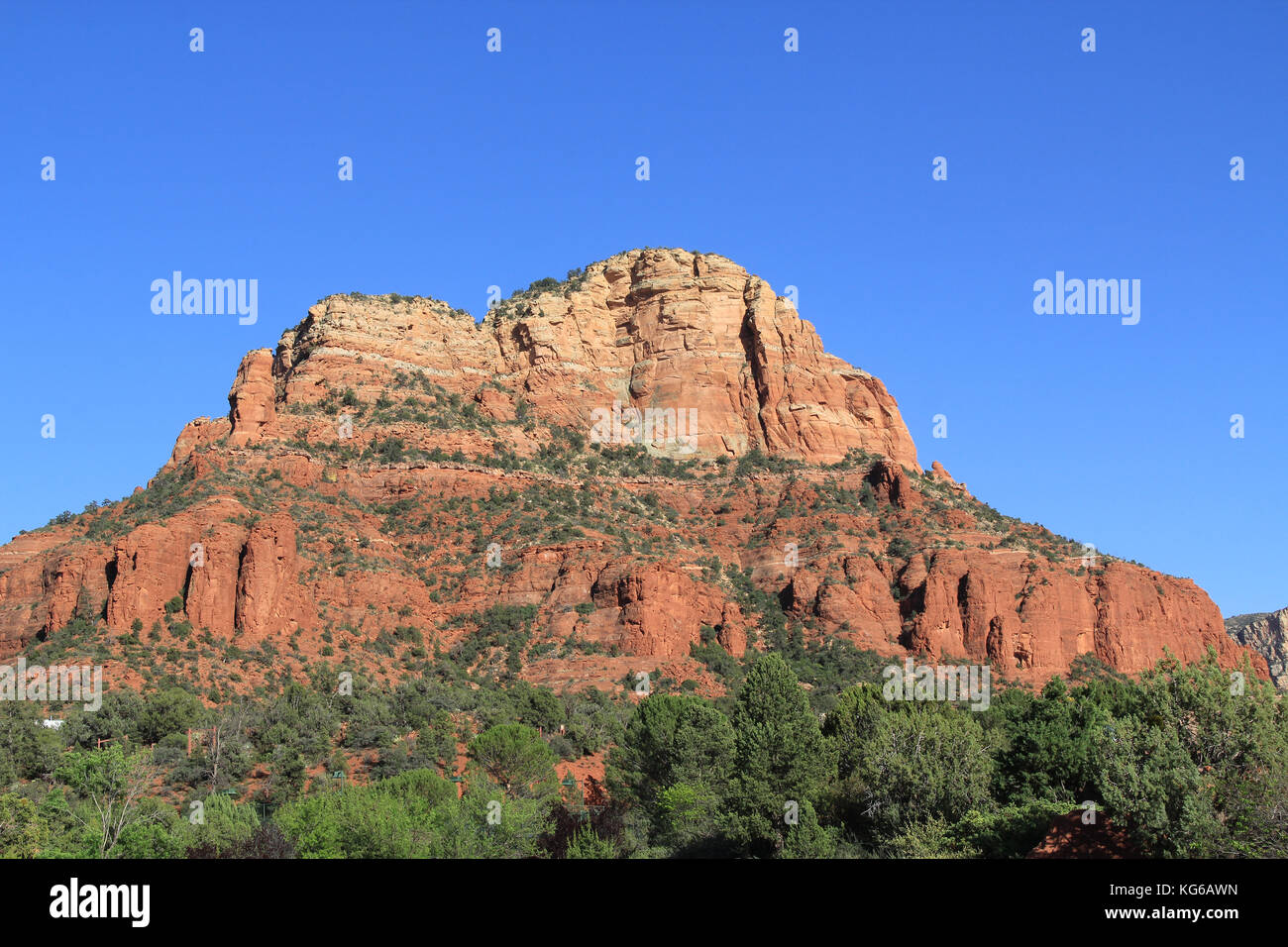 La formation des roches rouges de Sedona Arizona Banque D'Images
