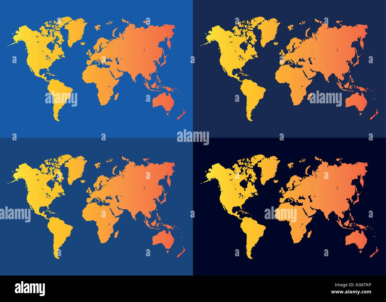 carte du monde Illustration de Vecteur