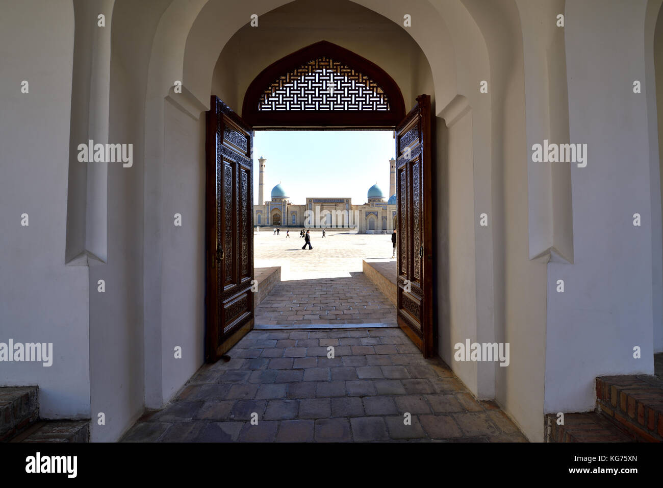 ,Culturel,Ouzbek Ouzbékistan Tachkent,Asie,,Architecture,Monument,Royaume,URSS soviétique,,Russie,Rishkent Fergena,Mosquée,Vallée, le plus ancien Coran,Relegious,Prière Banque D'Images