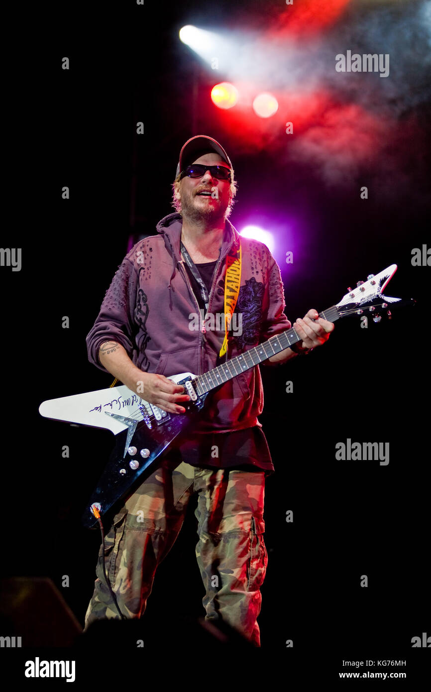 Michael Schenker effectue live at Rock et Blues Custom Show 2007 Banque D'Images