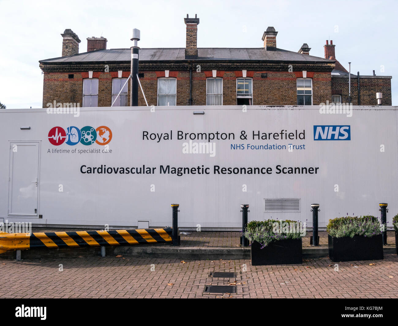 Scanner, résonance magnétique cardiovasculaire de l'hôpital Royal Brompton, Chelsea, Londres Banque D'Images