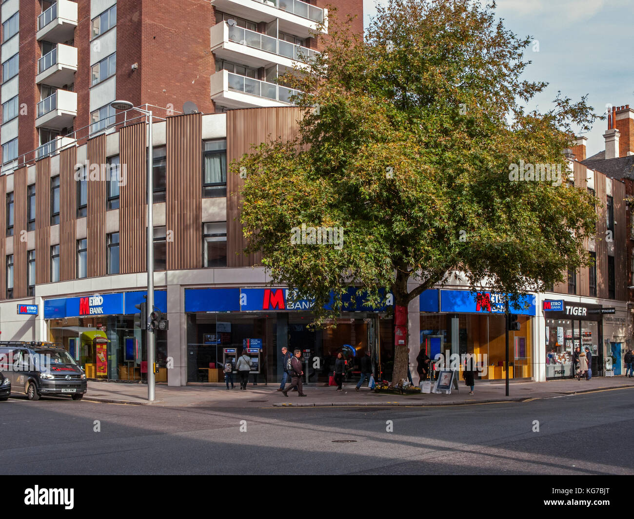 Metro bank, Kings Road, Chelsea Banque D'Images