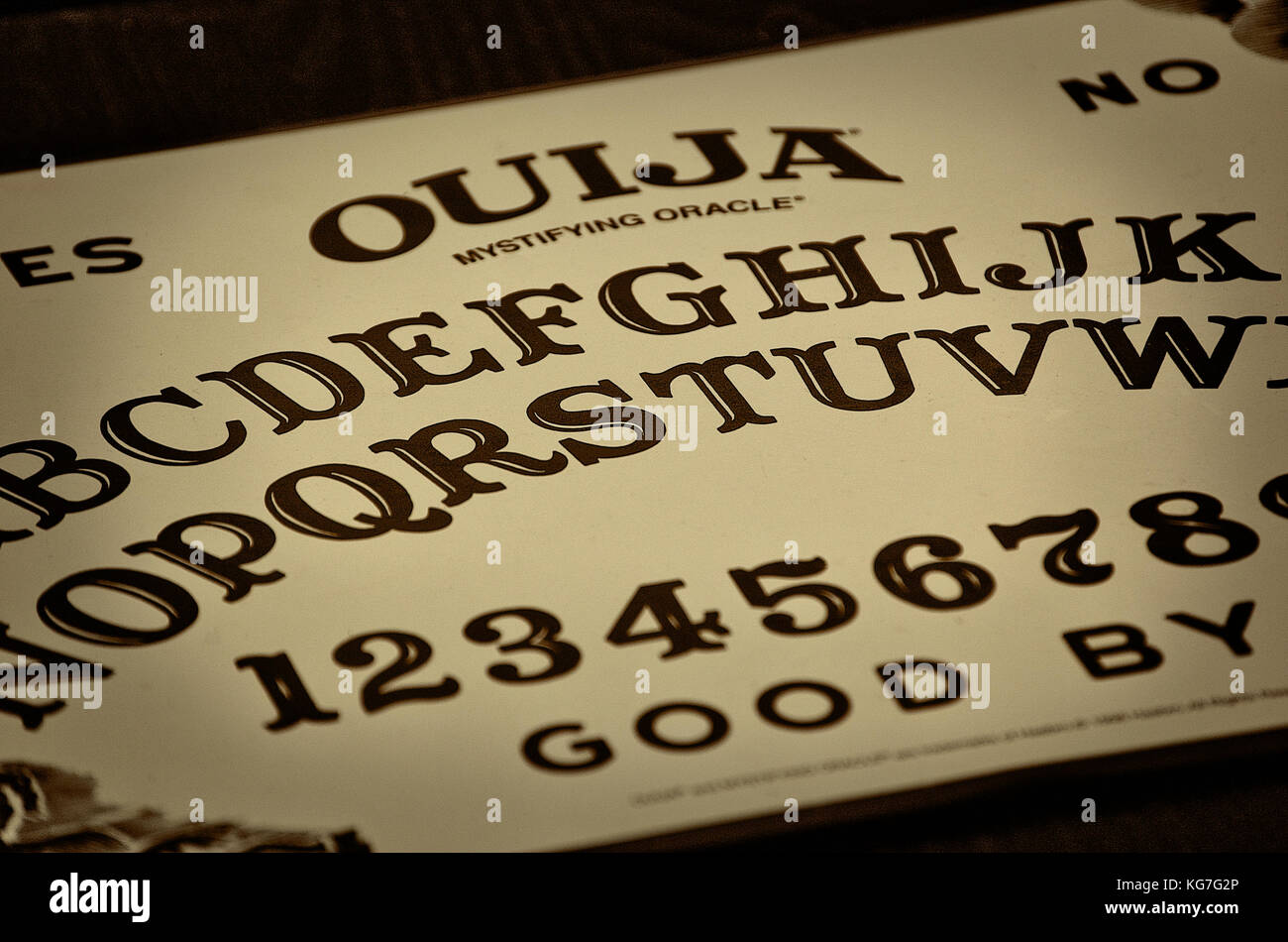 Planche Ouija Banque D'Images