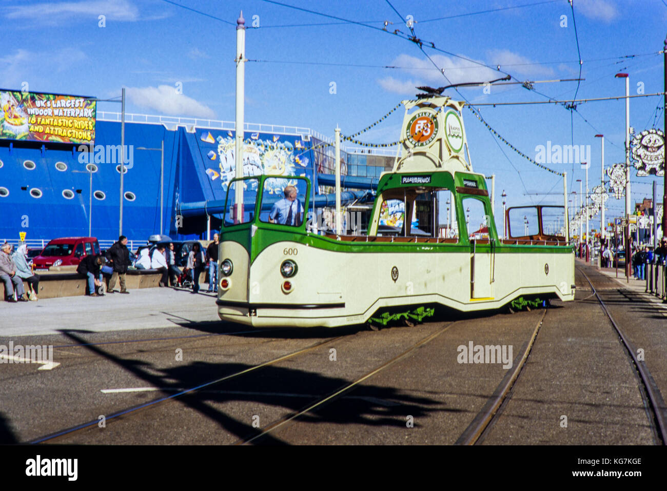Blackpool tram no.600 image prise en septembre 2010 Banque D'Images