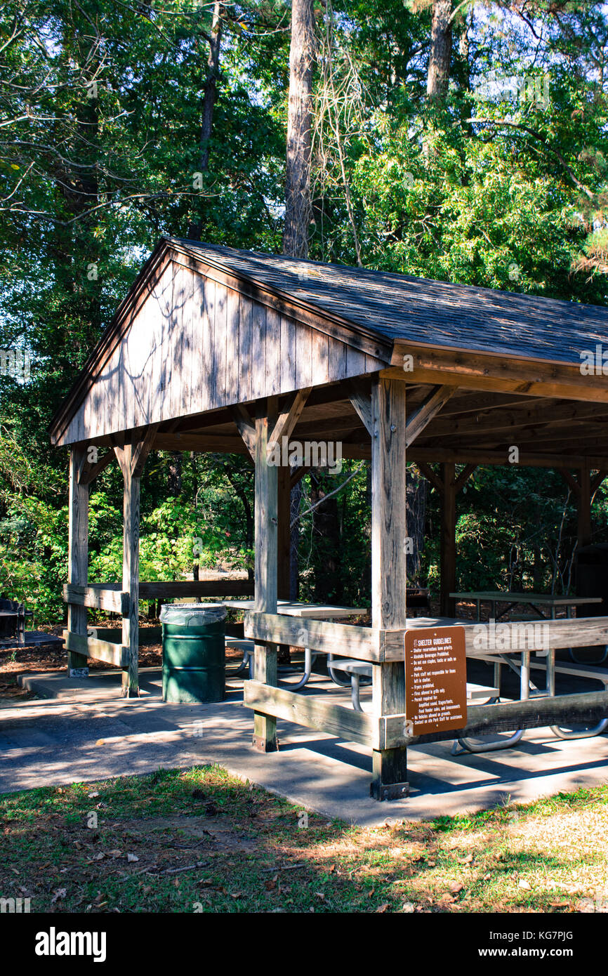 Un parc vide avec aucun peuple présent Banque D'Images