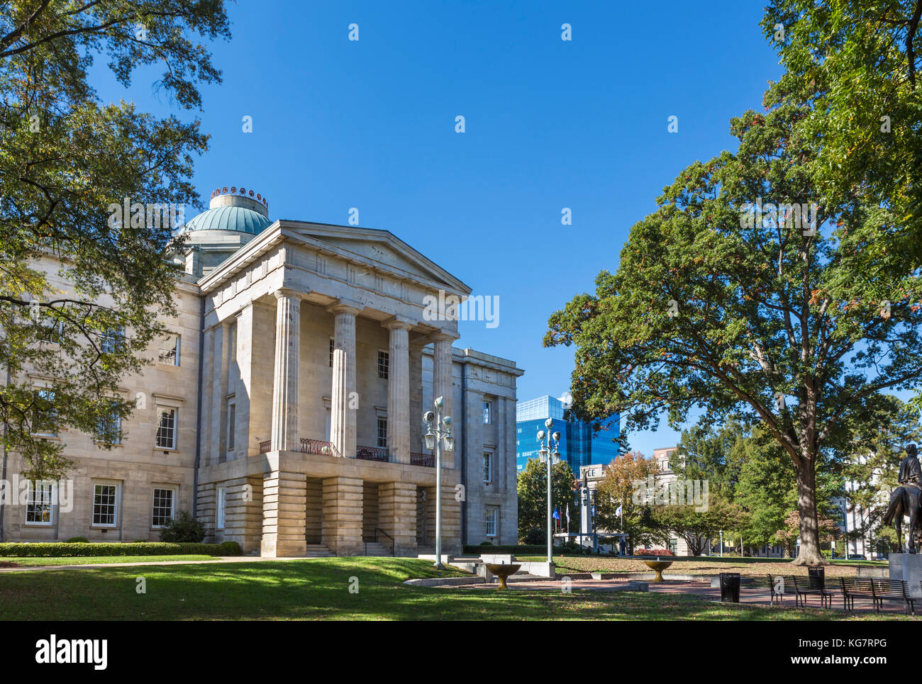 Le Capitole de l'état de la Caroline du Nord, Raleigh (Caroline du Nord, USA Banque D'Images