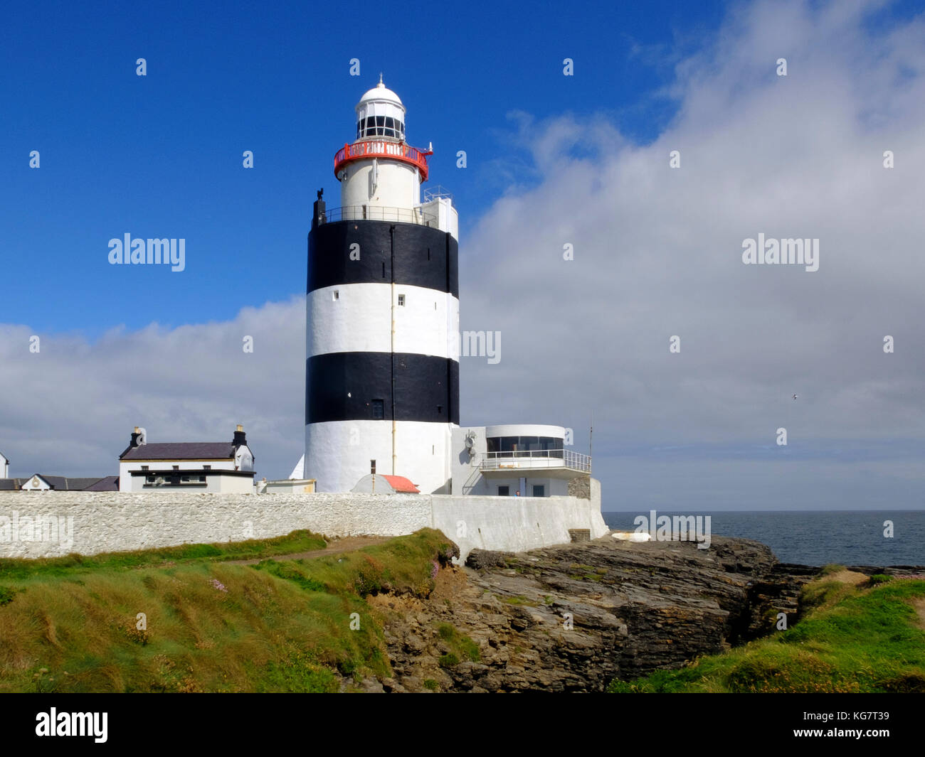 Point de Hook Lighthouse, comté de Wexford Banque D'Images