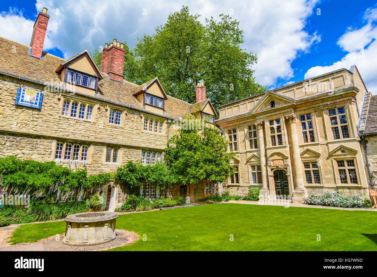 St Edmund Hall, College, Oxford University, Cotswolds, en Angleterre Banque D'Images