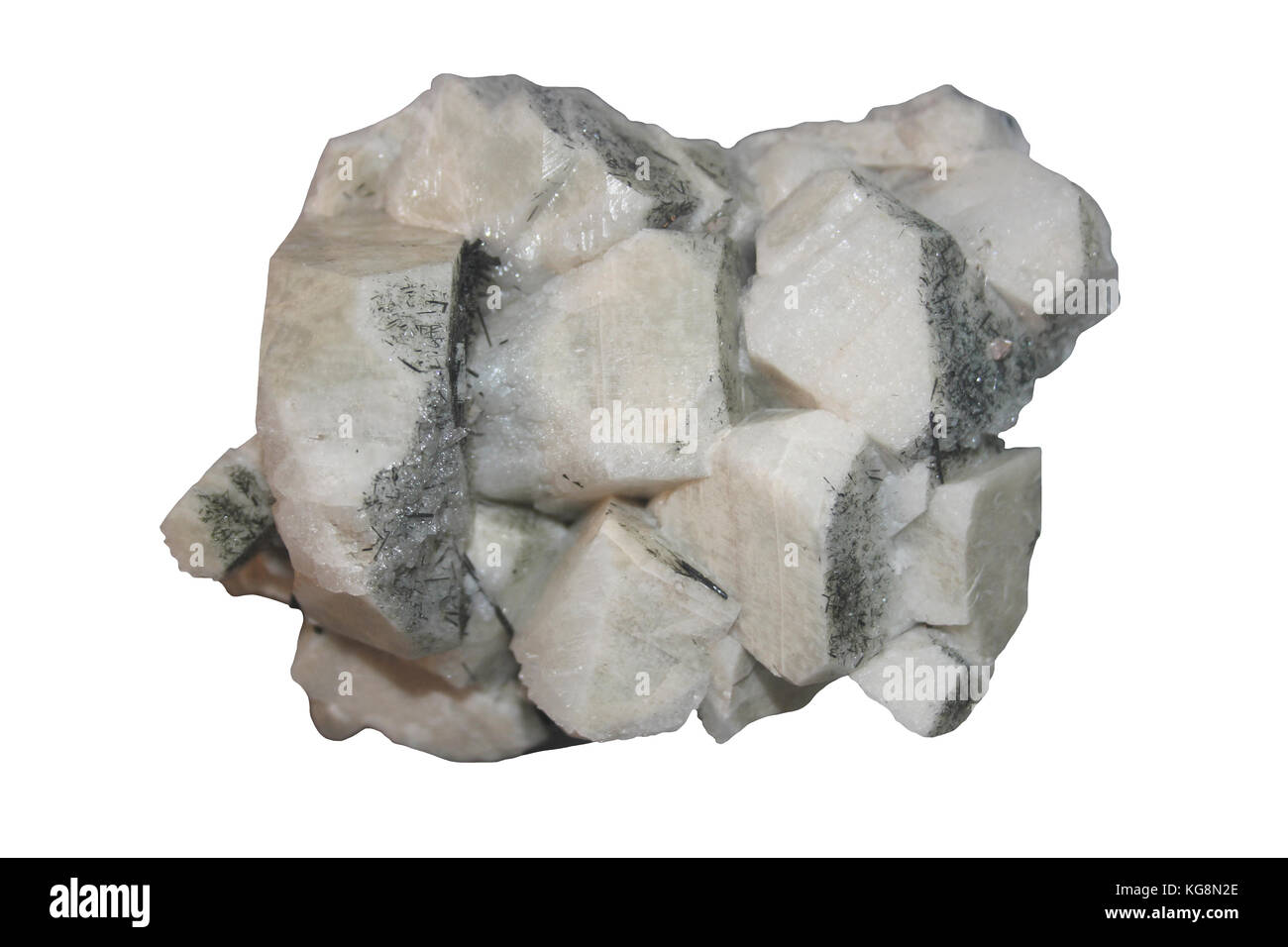 Orthoclase Cristaux, Zomba, Malawi Banque D'Images