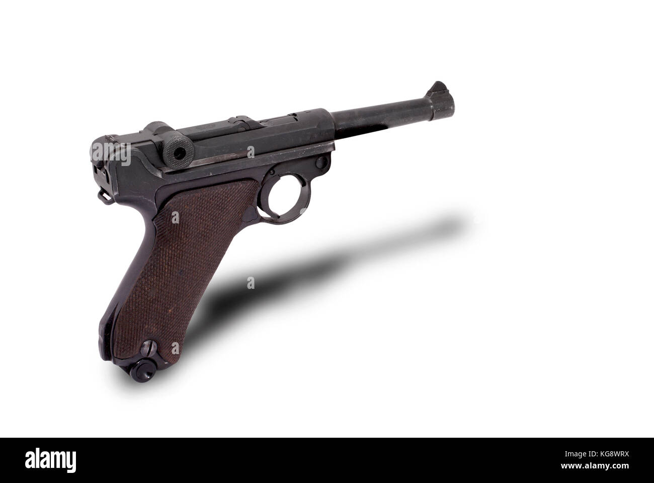 Parabellum allemand-professionnel modèle (pistolet parabellum). p.08. nom du latin : si vis pacem, para bellum, qui signifie si vous voulez la paix, préparez pour w Banque D'Images