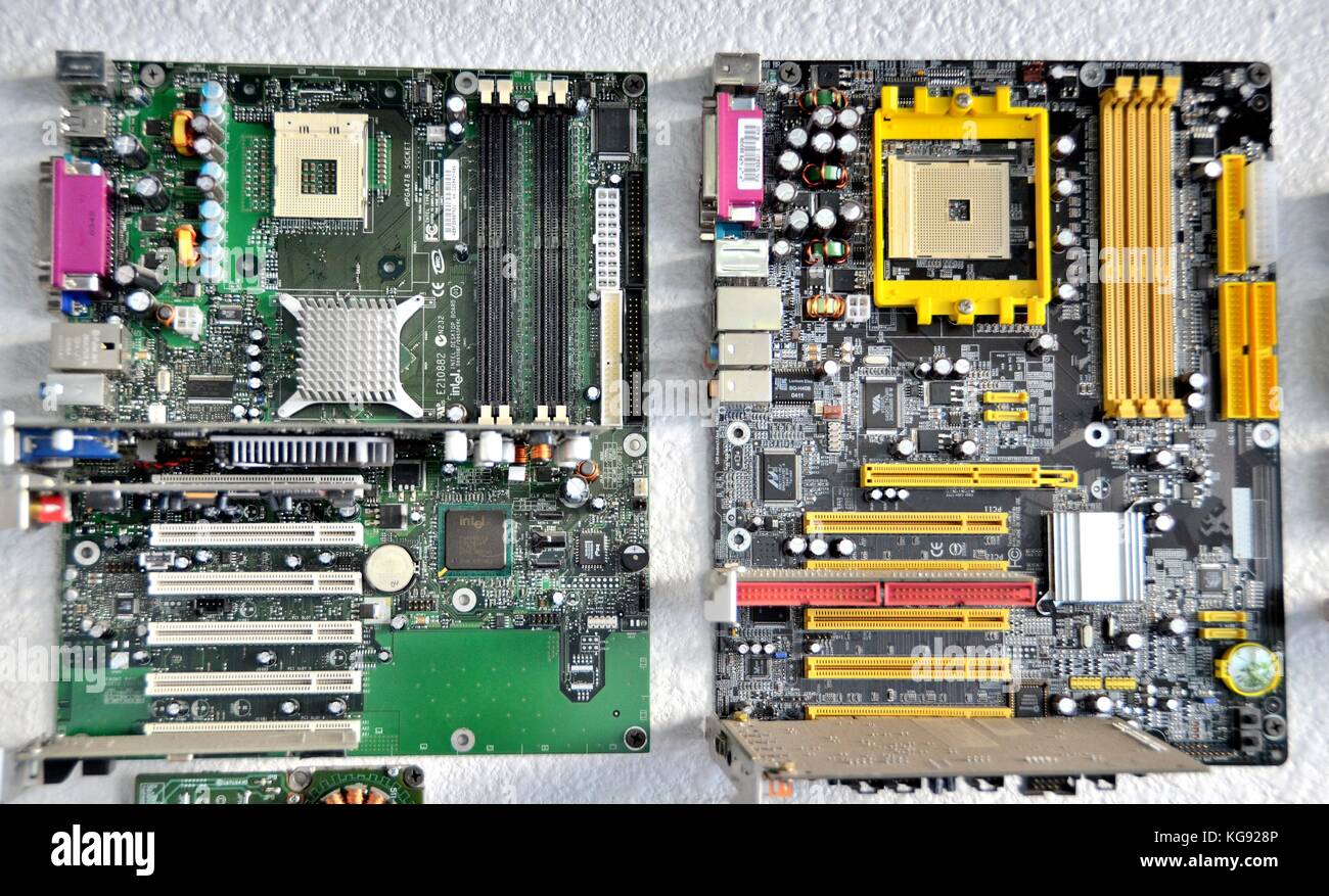 Les ordinateurs à carte unique de circuit imprimé Banque D'Images