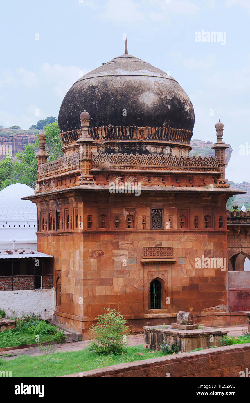 Mosquée construite par Tipu Sultan près de badami grottes, badami, bagalkot, Karnataka, Inde Banque D'Images