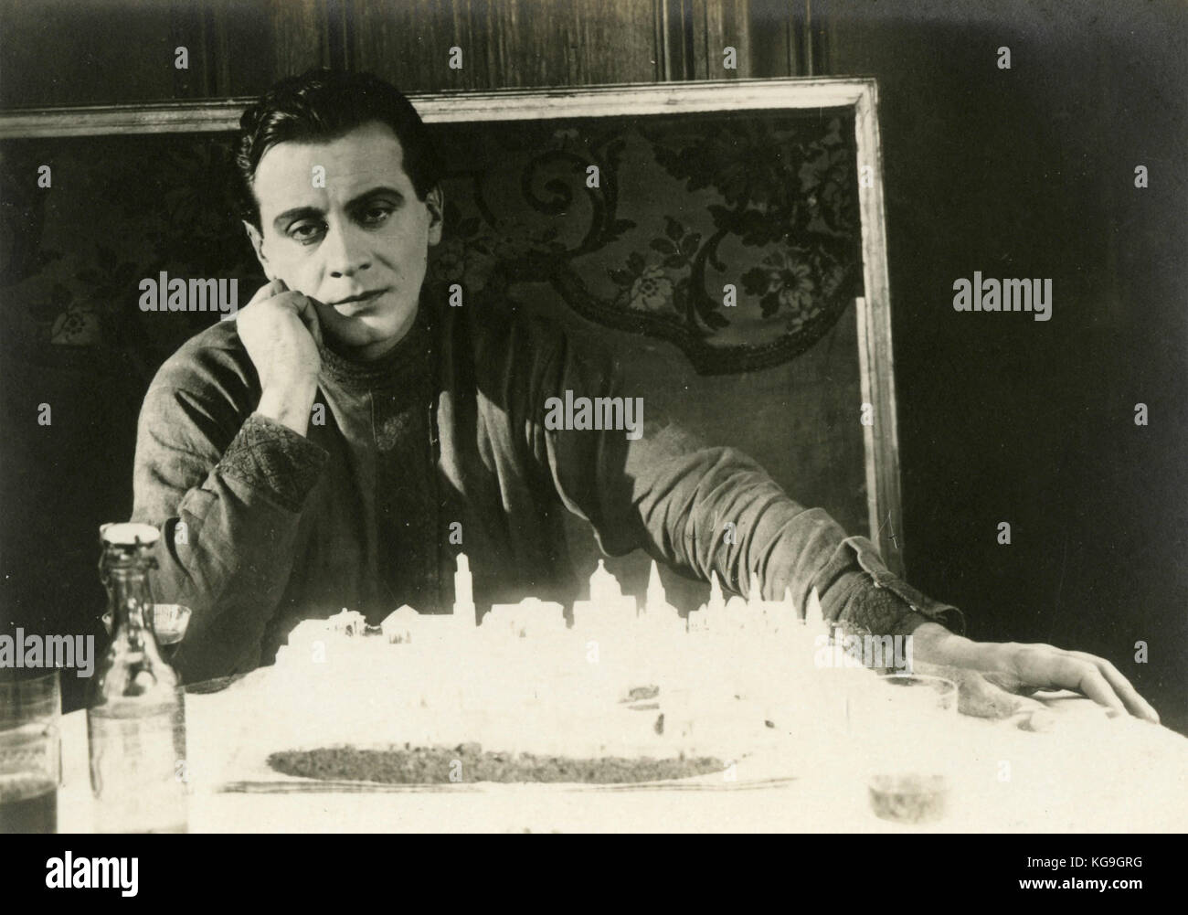Ivan Petrovitch acteur dans le film muet l'Orlov, 1927 Banque D'Images