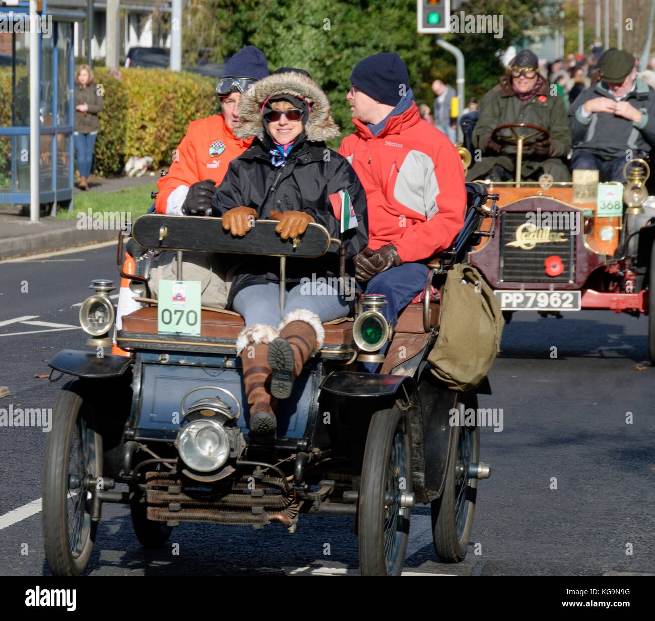 121e Londres à Brighton Veteran Car Run annuel - 1901 - De Dion Bouton - 6372 Banque D'Images