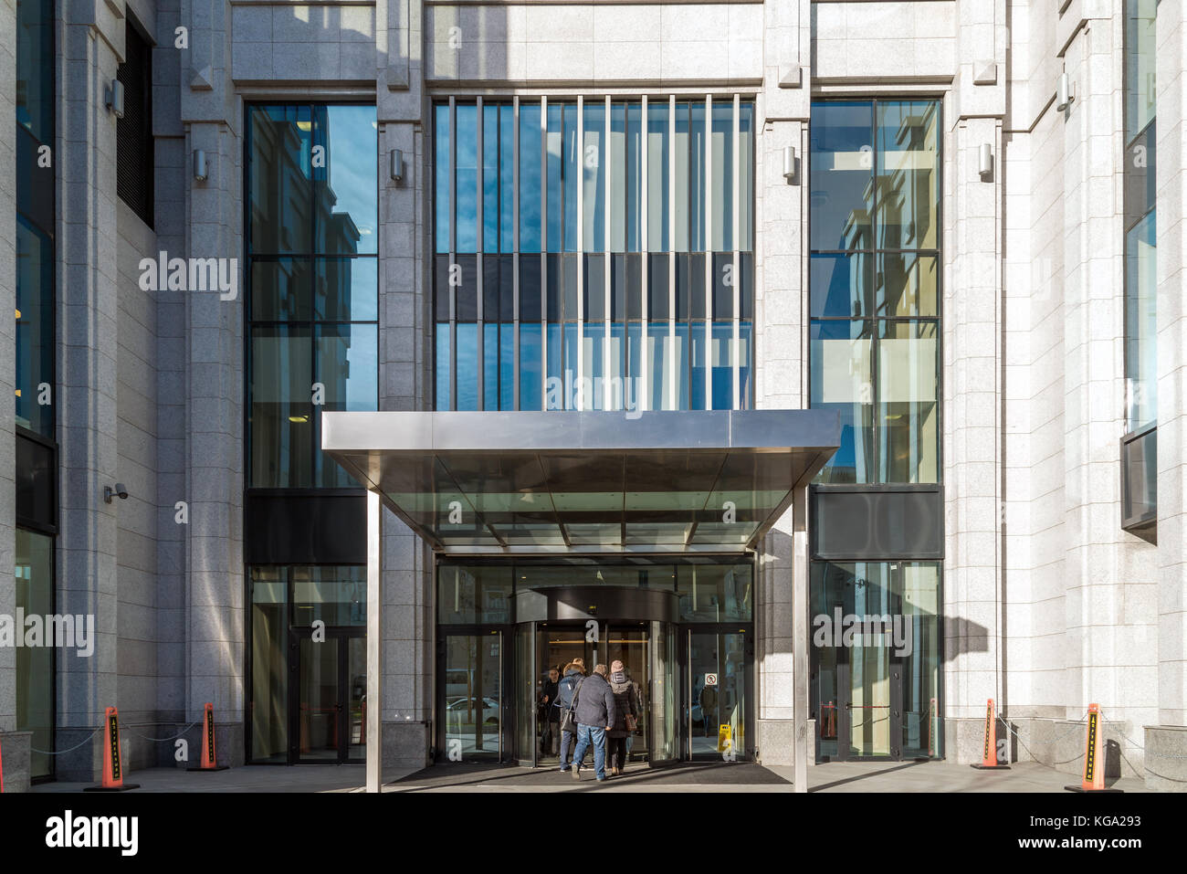 Moscou, Russie - 2 novembre. 2017. entrée de oruzeiny - Centre d'affaires multifonctionnel Banque D'Images