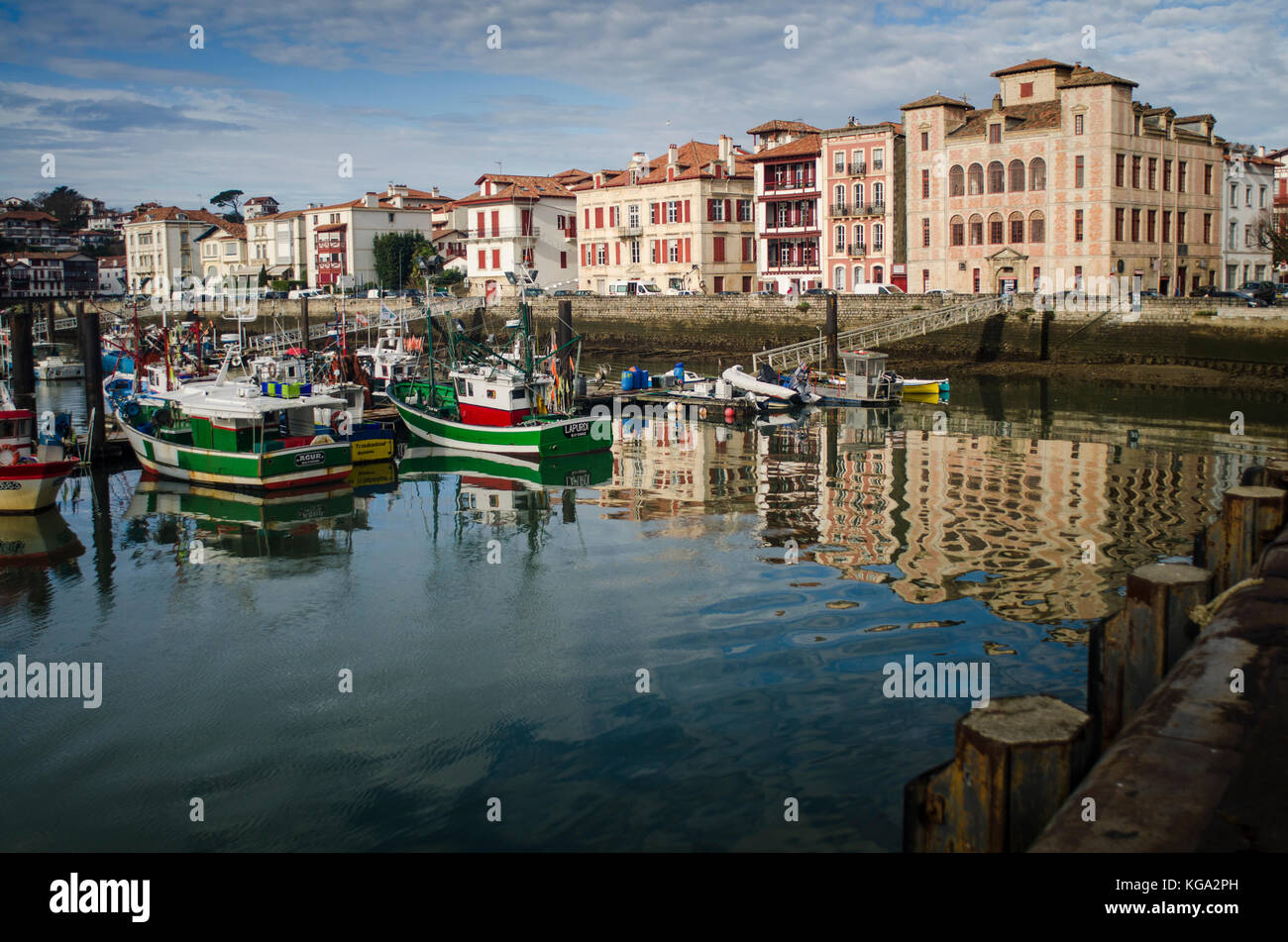 Port de Donibane Lohizune, Saint-Jean-de-Luz en français. Crédit: Karal Pérez / Alay Banque D'Images