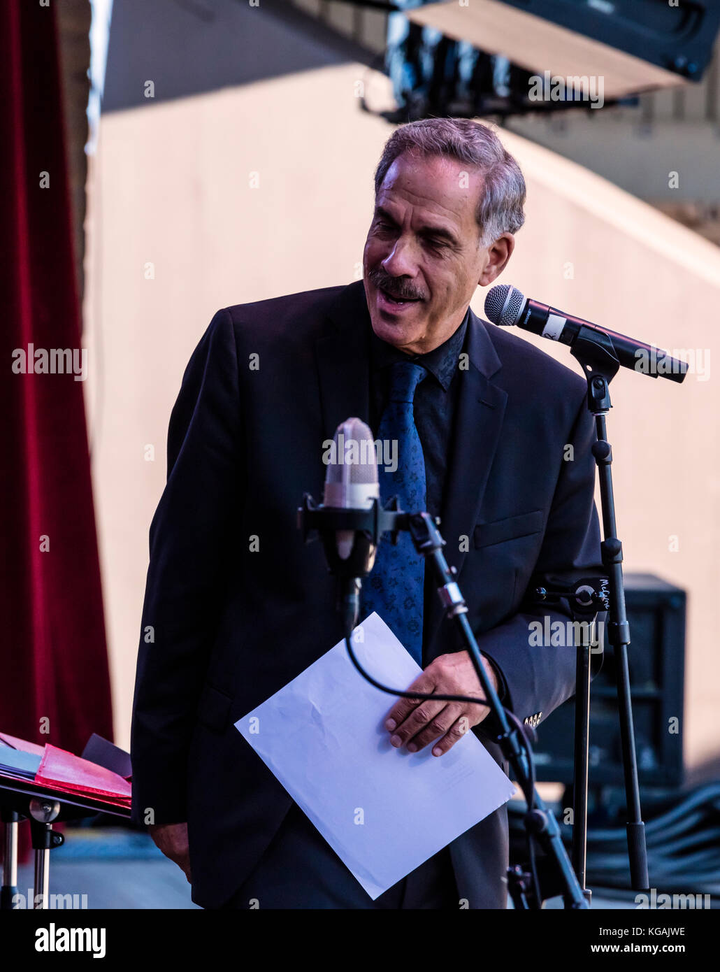 Paul cantos dirige la prochaine génération jazz orchestra - 60e festival de jazz de Monterey, Californie Banque D'Images