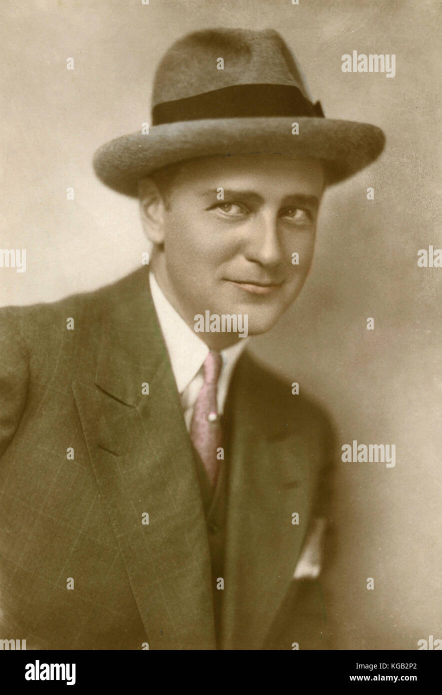 L'acteur allemand Harry Liedtke Banque D'Images