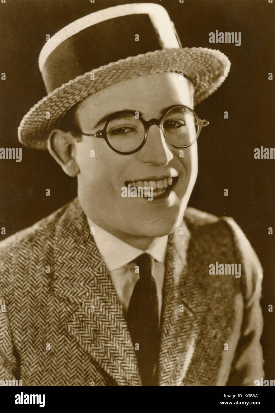 L'acteur américain Harold Lloyd Banque D'Images