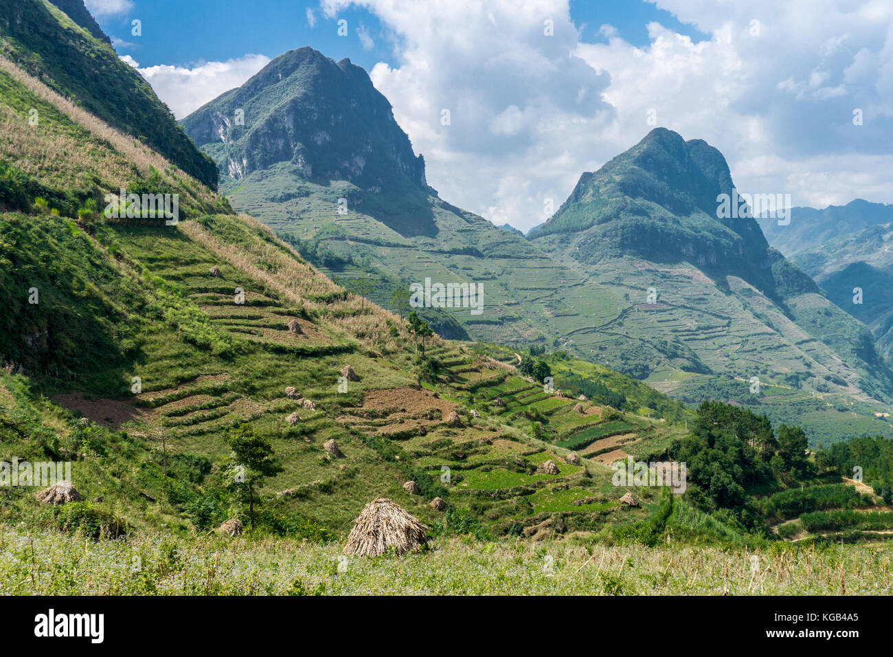 Dong Van (Ha Giang, Vietnam) - Trekking Banque D'Images