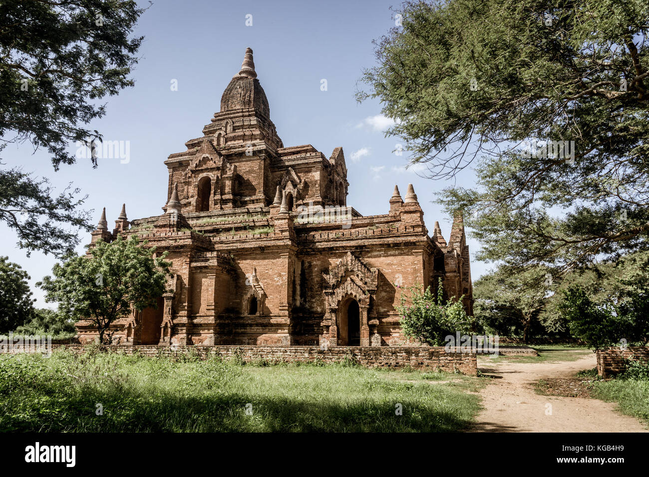 Bagan, Myanmar Pagodes (temples) Banque D'Images