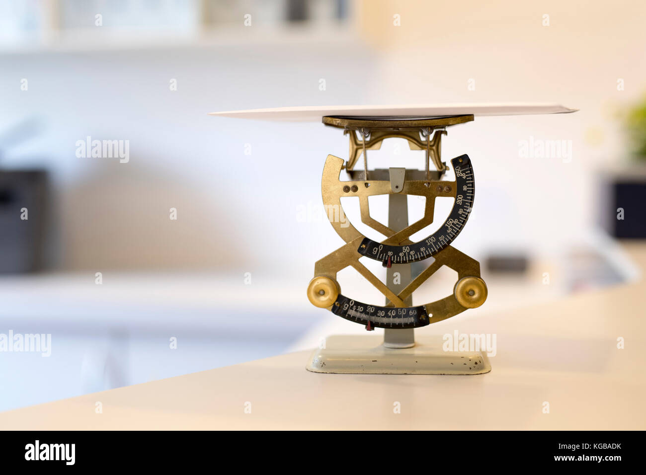 Échelle avec une lettre Banque D'Images