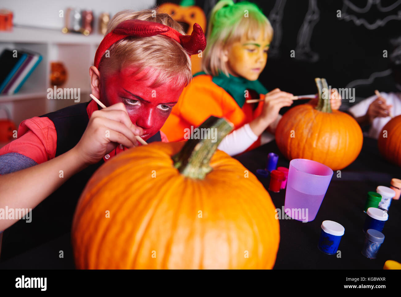 C'est la tradition liée à l'halloween Banque D'Images