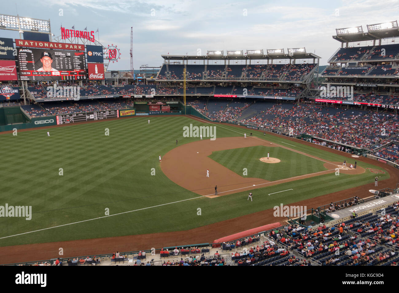 Ressortissants étrangers Park, stade des Nationals de Washington, Washington DC, United States. Banque D'Images