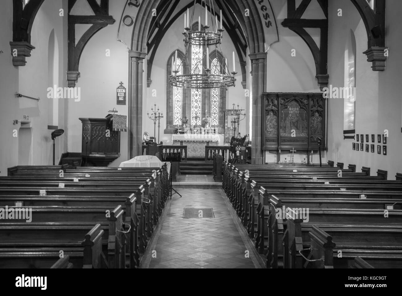 L'église Saint John's, Smallwood, Sandbach, Angleterre, Royaume-Uni Banque D'Images
