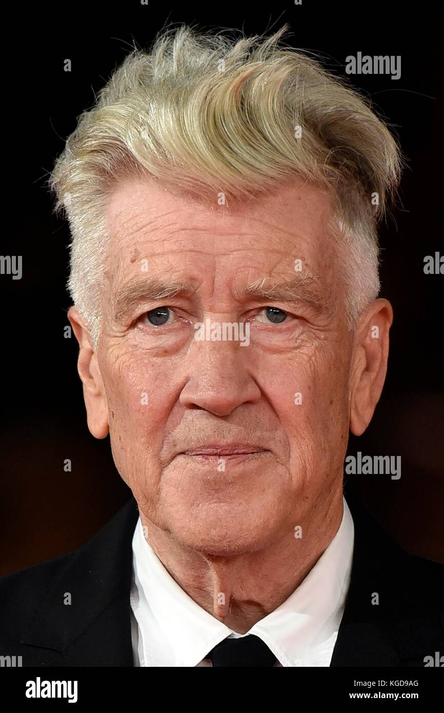 Italie, Rome, 04 novembre 2017 : rome film festival 2017, le réalisateur David Lynch occupe le tapis rouge photo © fabio mazzarella/sintesi/Alamy st Banque D'Images