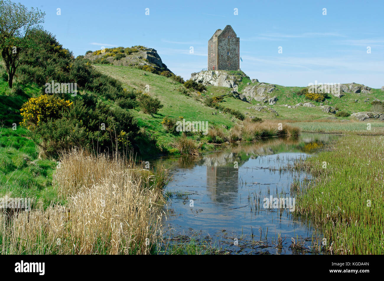 Tour de smailholm, Ecosse Banque D'Images