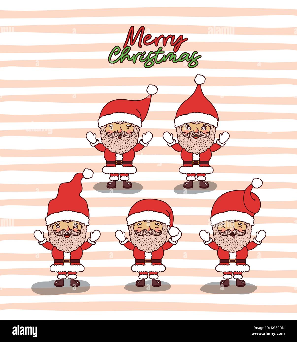 Joyeux Noel Carte Avec Set De Pere Noel Sur Fond De Lignes Image Vectorielle Stock Alamy Joyeux Noel Carte Avec Set De Pere Noel Sur Fond De Lignes Image Vectorielle Stock Alamy