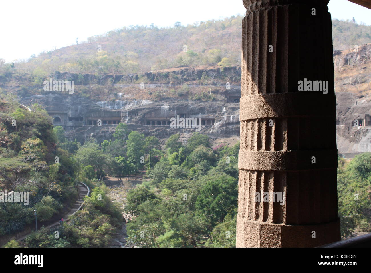 Ajanta Caves, Inde Banque D'Images