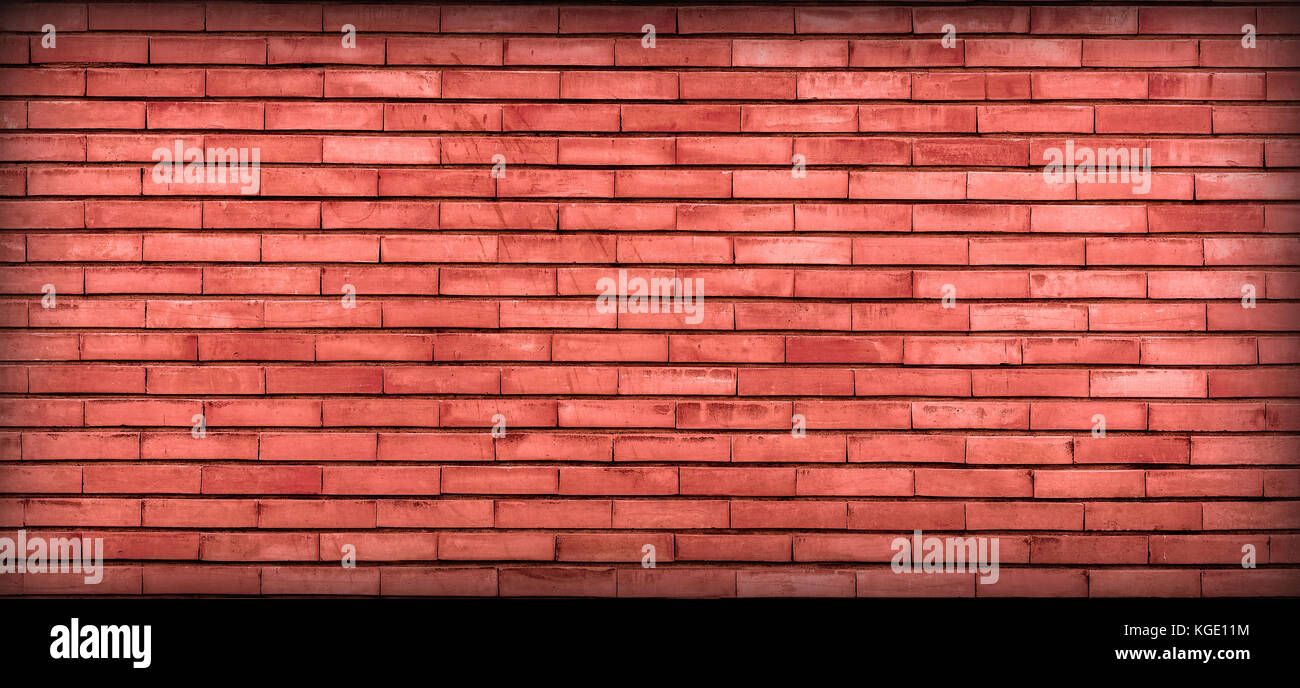 Mur de brique rouge texture background seamless pattern Banque D'Images