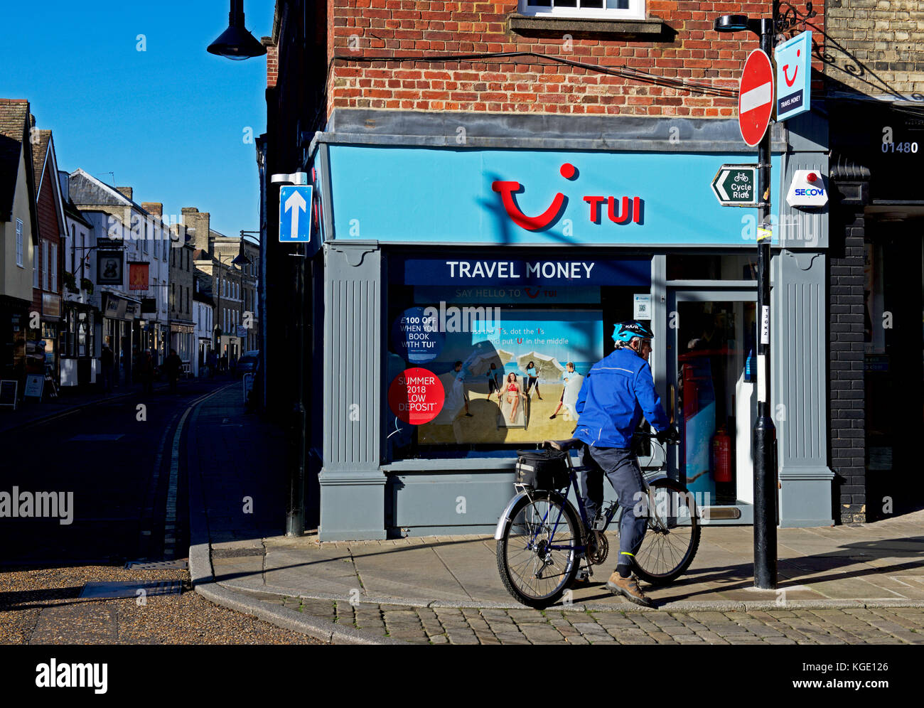 Tui travel agent, St Ives Cambridgeshire, Angleterre, Royaume-Uni Banque D'Images