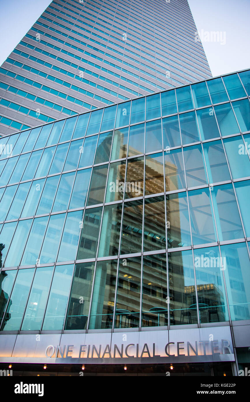 One Financial Center, Boston, MA, USA Banque D'Images
