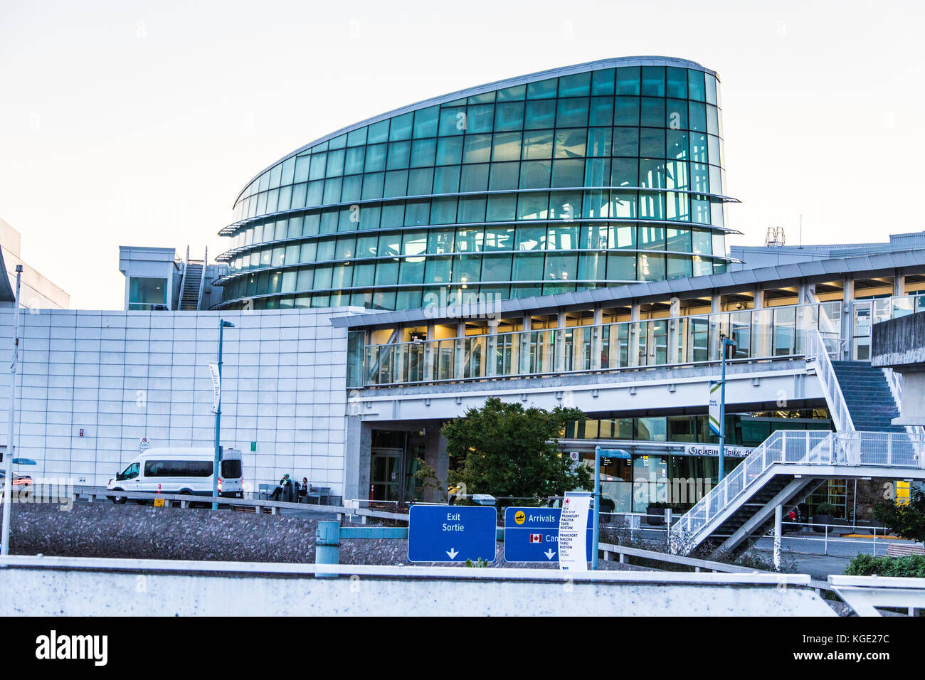 L'aéroport international de Vancouver, Vancouver, Vancouver, BC, Canada Banque D'Images