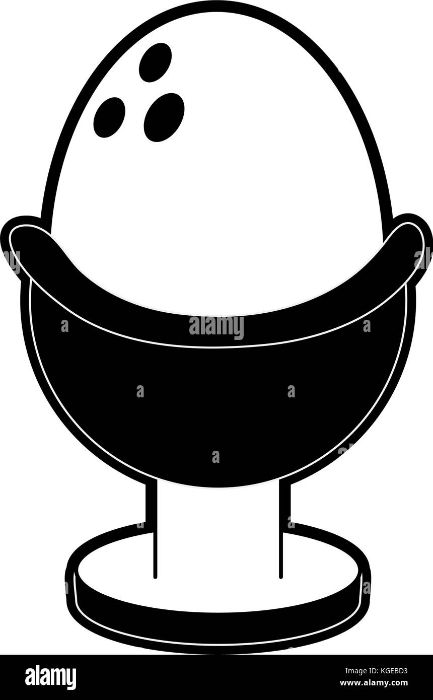 oeuf en coupe Illustration de Vecteur