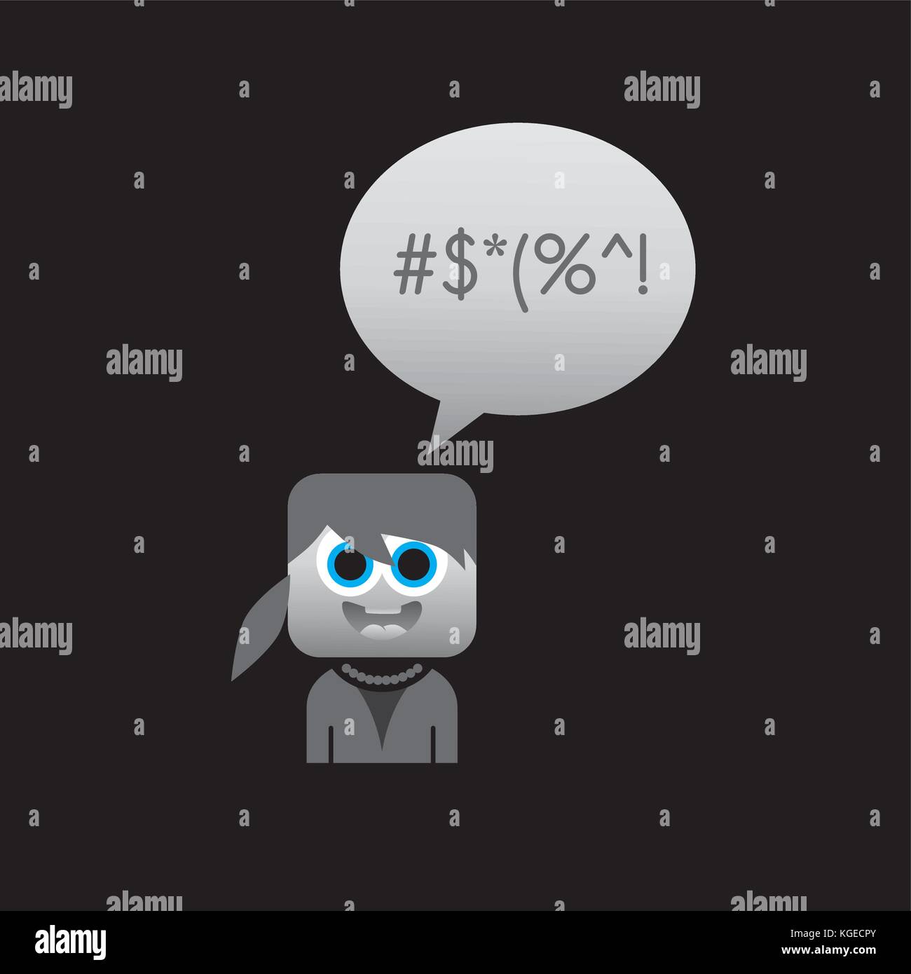 L'icône photo portrait avatar vector graphic art design illustration Illustration de Vecteur